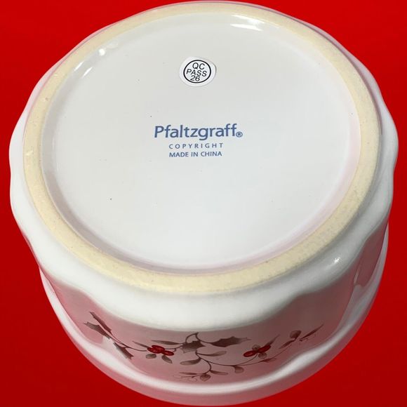 Pfaltzgraff Winterberry Dip Mix Bowl Ramekin Set with Spreader NEW - Picture 4 of 12